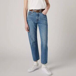 Levi's 501 Original Cropped Jeans (Size 27, Inseam 26)